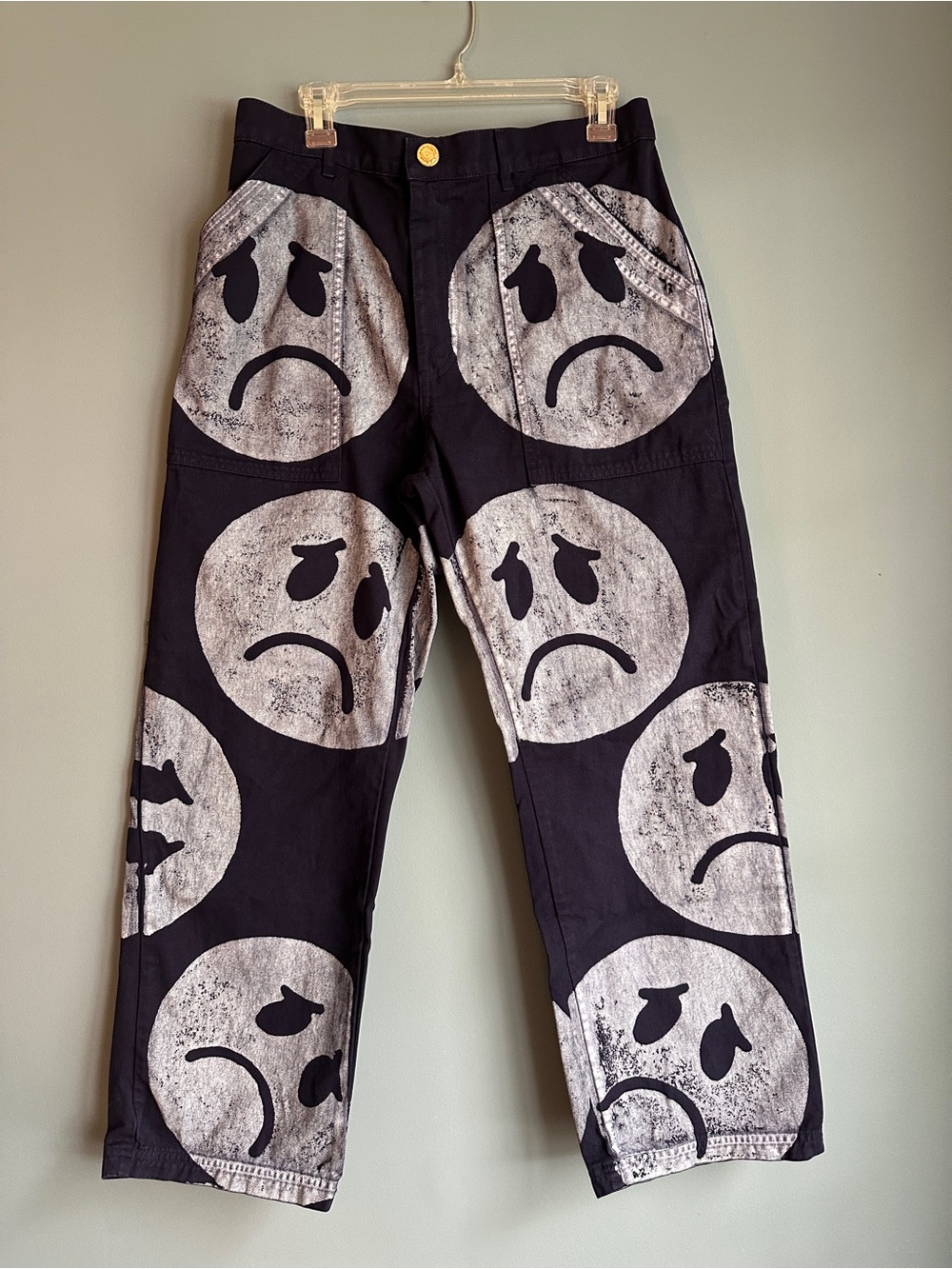 Big Bud Press Work Pants Frowny Face Medium